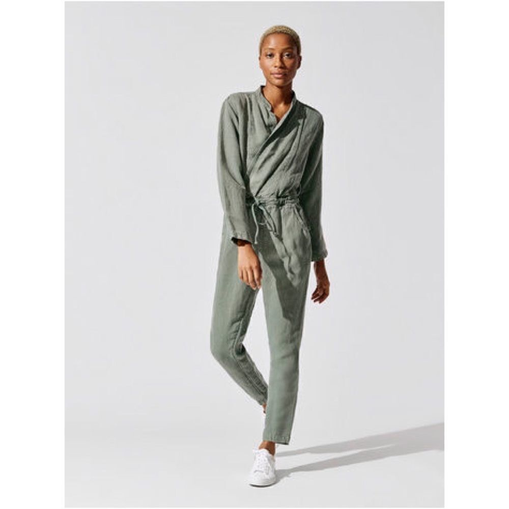 New NSF Alana Asymmetrical Tie waist Jumpsuit